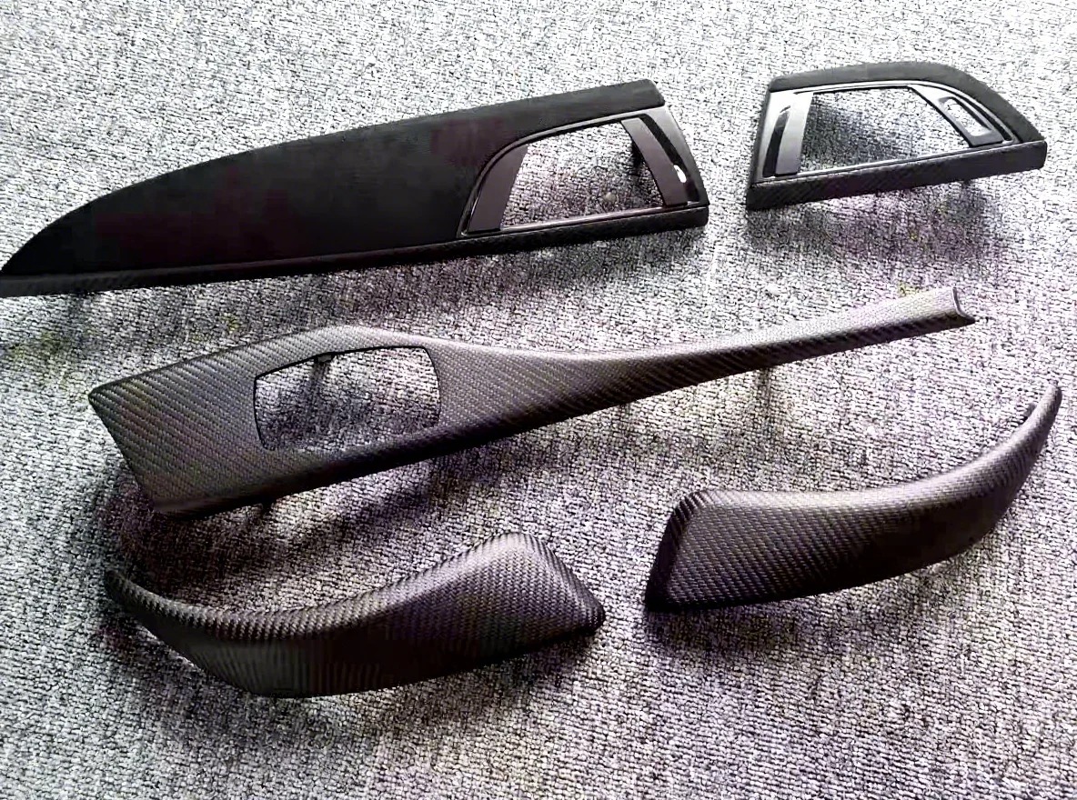 Real Dry Stainless Steel for 1/2 Series F20 F21 F22 F23 2012-2018 Full Set Gear Shift Panel Multimedia Trim Cover Interior